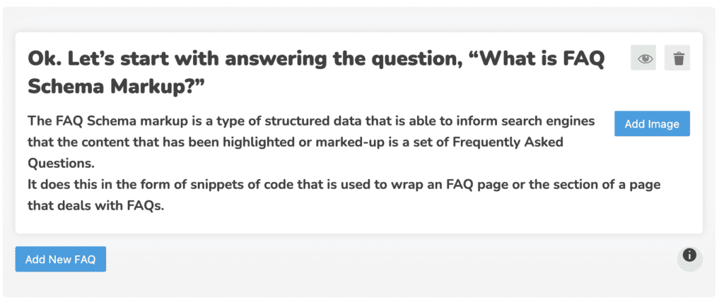 faq schema