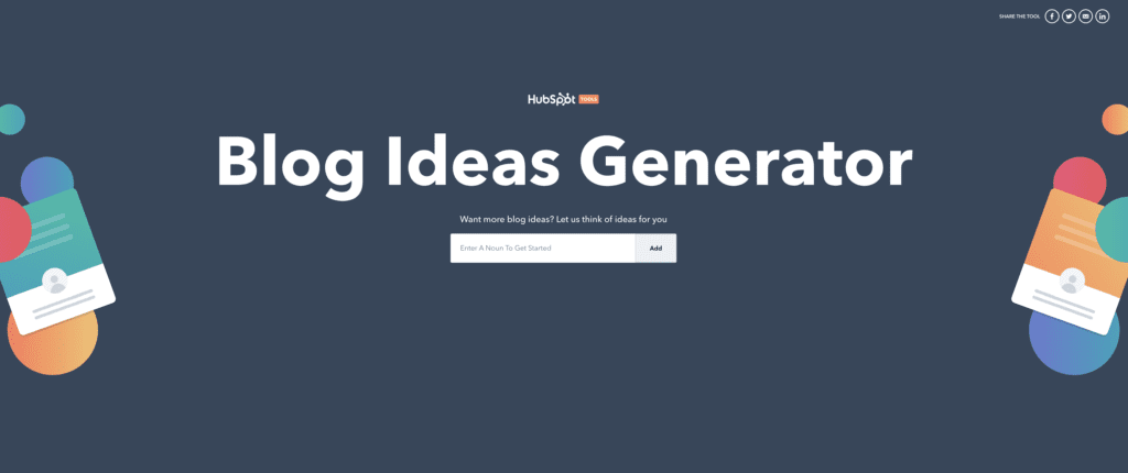 blog idea generator