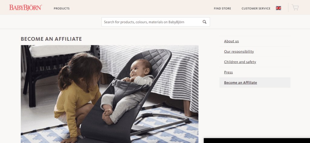 Best affiliate program for baby products