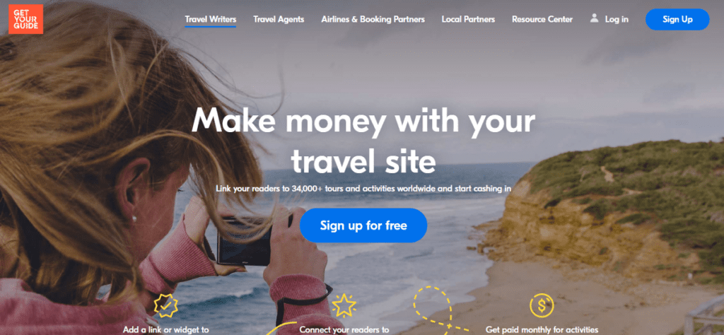 Best affiliate program for travel bloggers