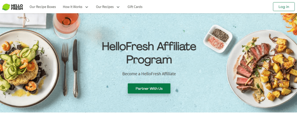 Hello Fresh Affiliate Program