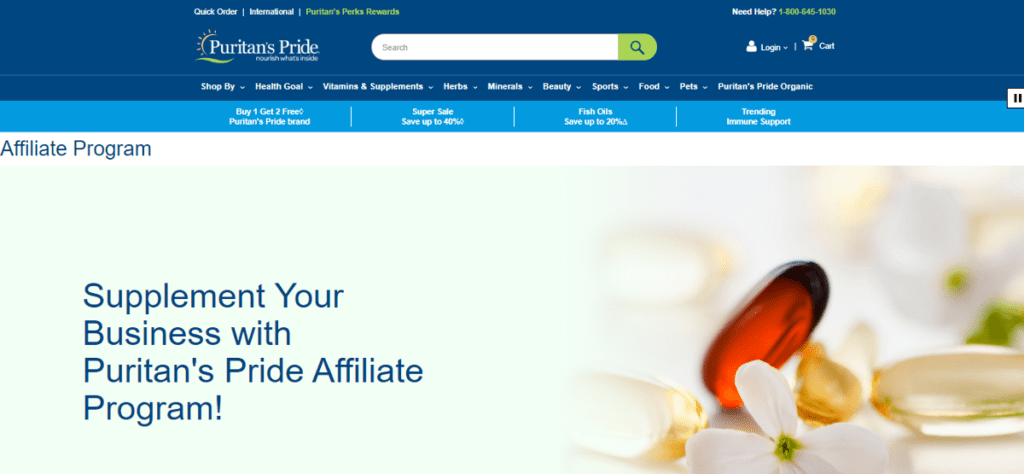  Puritan’s Pride affiliate program