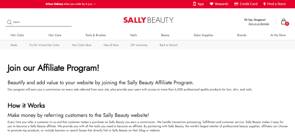 Affiliate Programs for Beauty Products