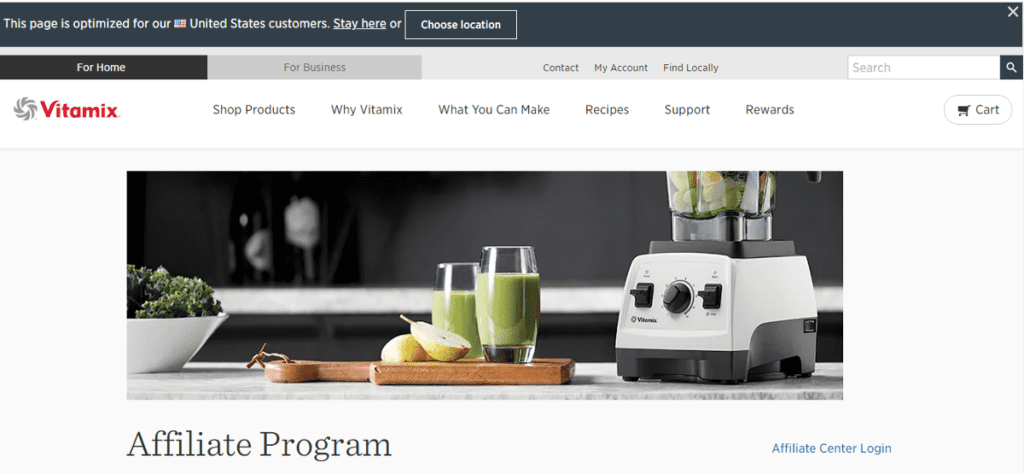 Vitamix Affiliate Program