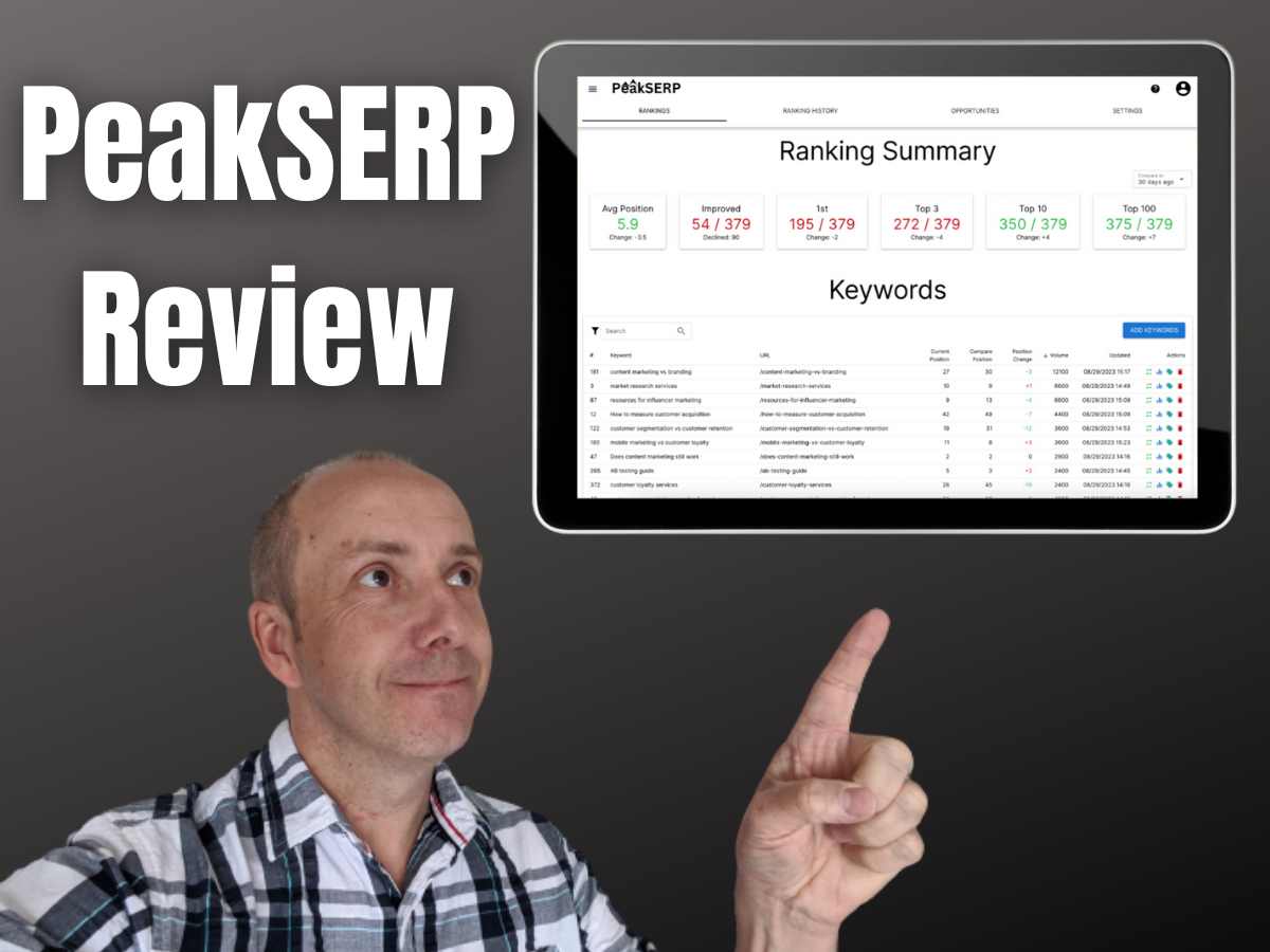 PeakSERP Review: A great SERPRobot alternative